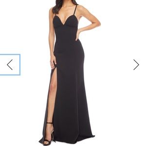 DRESS THE POPULATION Alejandra Long Dress